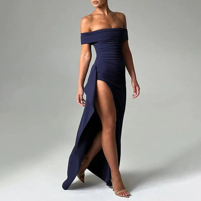 STINA | Off-Shoulder Splitt Kjole