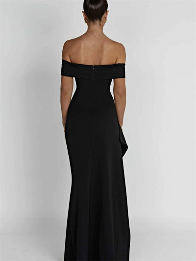 STINA | Off-Shoulder Splitt Kjole