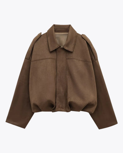 MALIN | Suede Bomber