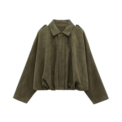 MALIN | Suede Bomber